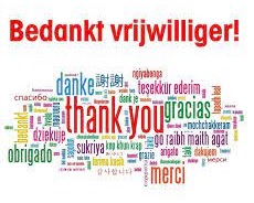 Op vrijdag 24 Mei zijn alle vrijwilligers van de vereniging welkom bij hun avond